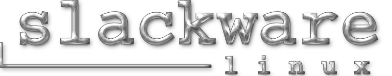 Standard Slackware Bar Logo 
in Silver/Reflective-look